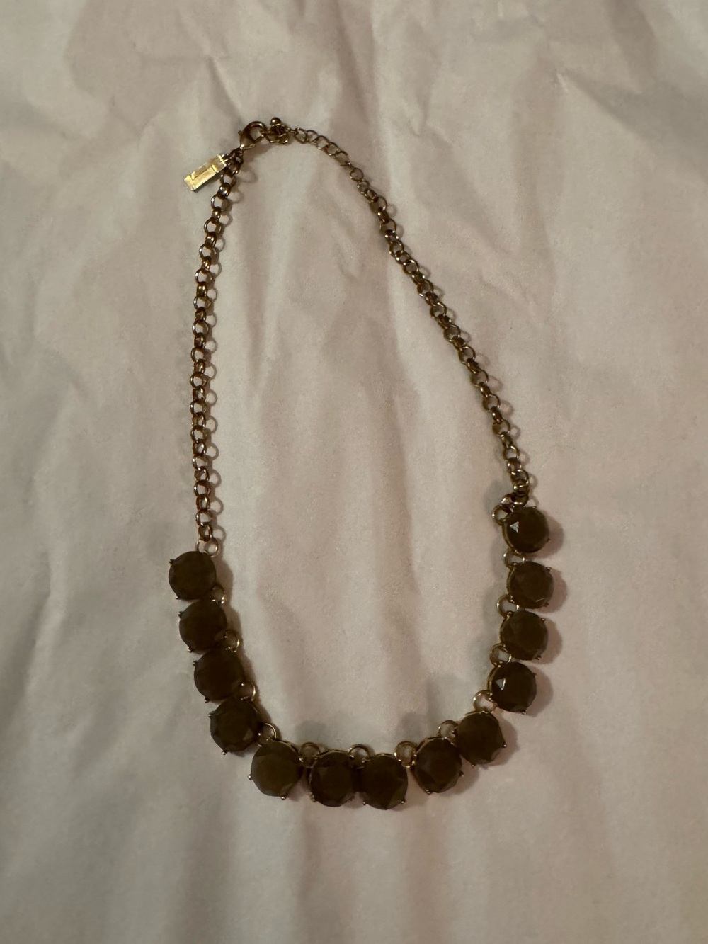 The Limited Gold-Tone Brown Bead Necklace